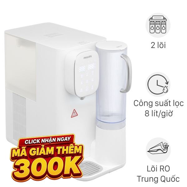 Máy lọc nước RO nóng nguội lạnh Philips ADD6912WH/74 2 lõi