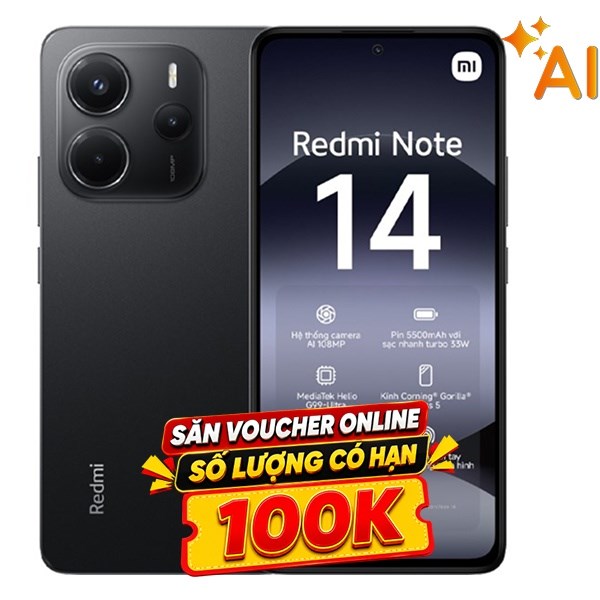 Điện thoại Xiaomi Redmi Note 14 8GB/256GB
