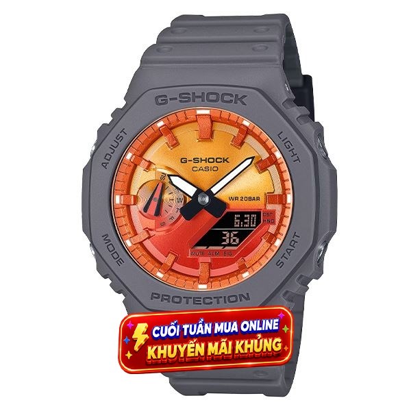 G-SHOCK 2100 45.4 mm Nam GA-2100FL-8ADR
