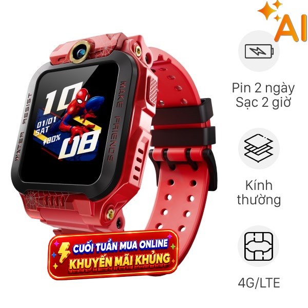 imoo Z7 Spider Man 42mm dây TPU