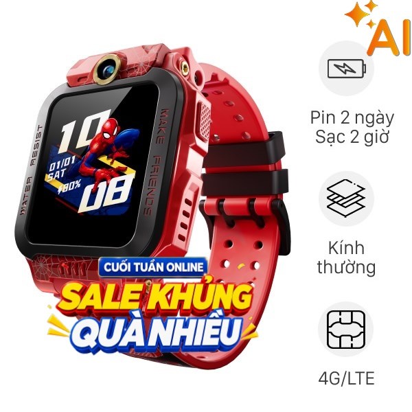 imoo Z7 Spider Man 42mm dây TPU