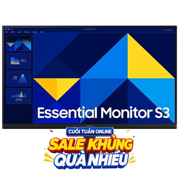 Màn hình Samsung S3 S30GD LS24D300GAEXXV 23.8 inch FHD/IPS/100Hz/1ms