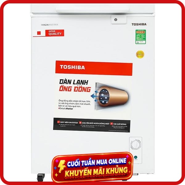 Tủ đông Toshiba Inverter 143 lít GR-RC185CM-PMV(01)