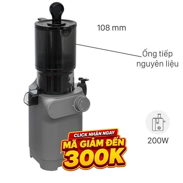 Máy ép chậm Hafele HS-J108SG (535.43.397)
