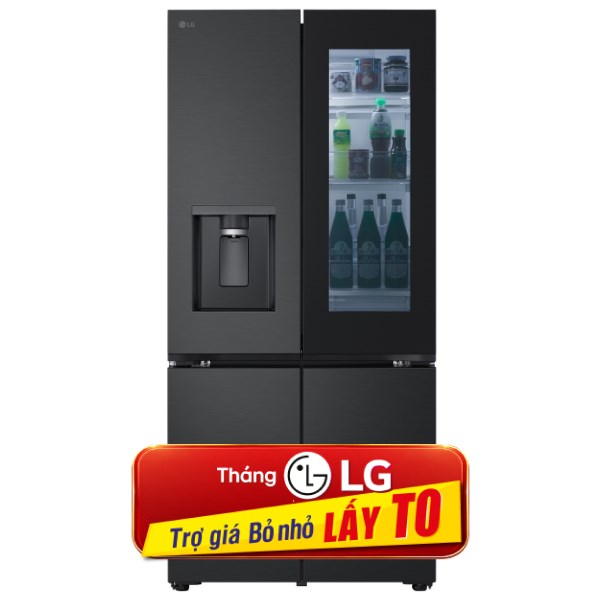 LG Inverter 576 lít InstaView LFD58BLMAI