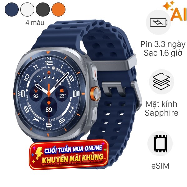 Samsung Galaxy Watch Ultra LTE 47mm (2025) dây silicone