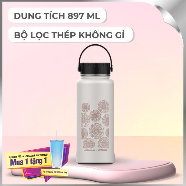 Bình giữ nhiệt inox 897 ml Riga Tumbler Vietnam Edition Lock