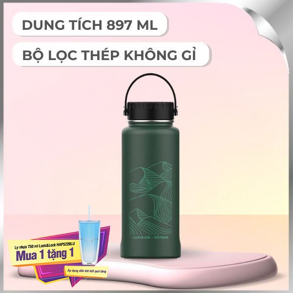 Bình giữ nhiệt inox 897 ml Riga Tumbler Vietnam Edition Lock