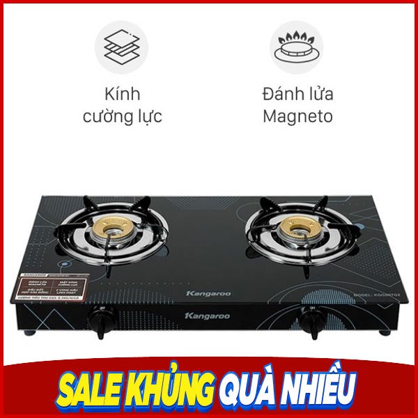 Bếp ga đôi Kangaroo KGGS67G2