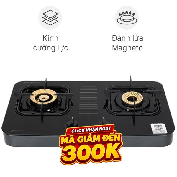 Bếp ga đôi Electrolux ETG7267GKR