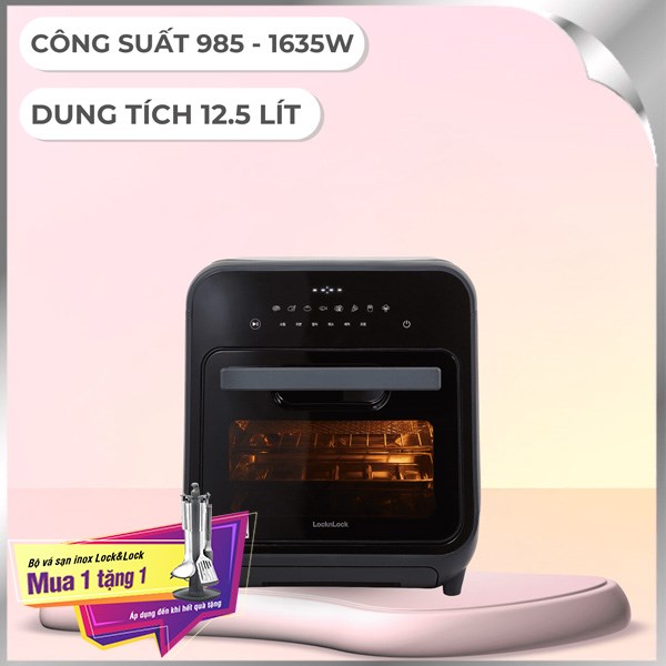 Lò nướng có hấp Lock&Lock 985 - 1635W  12.5 lít