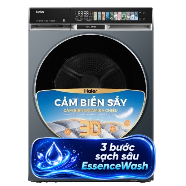 Máy sấy bơm nhiệt Haier 14 Kg HD140-AR387GNU1