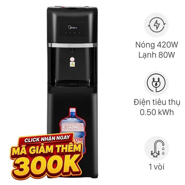 Cây nước nóng lạnh Midea YD1135AS-B 500W