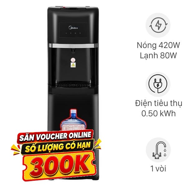 Cây nước nóng lạnh Midea YD1135AS-B 500W