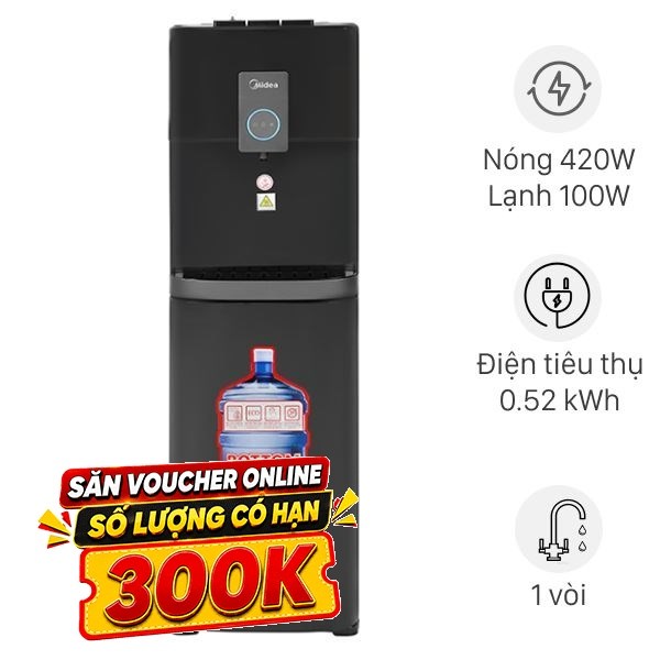 Cây nước nóng lạnh Midea YL2036S-B 520W