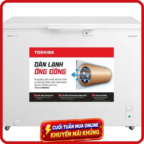 Tủ đông Toshiba Inverter 293 lít GR-RC390CM-PMV(01)