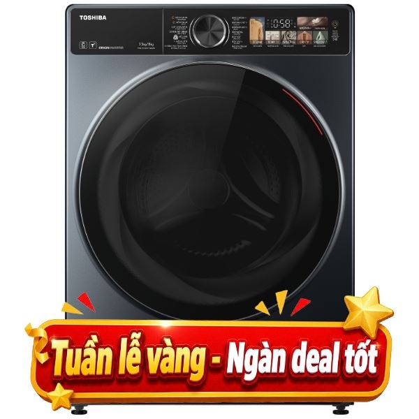 Toshiba Inverter Giặt 13 Kg - Sấy 8 Kg TWD-T25BZP140MWV(MG)