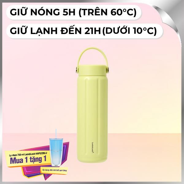 Bình giữ nhiệt Inox 630 ml Lock