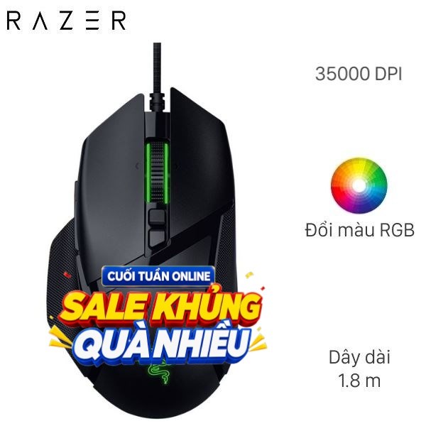 Chuột Có dây Gaming Razer Basilisk V3 35K