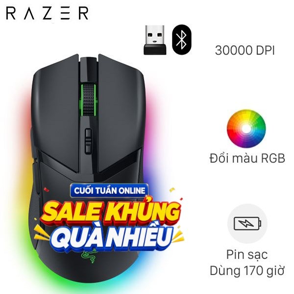 Chuột sạc Bluetooth Gaming Razer Cobra Pro