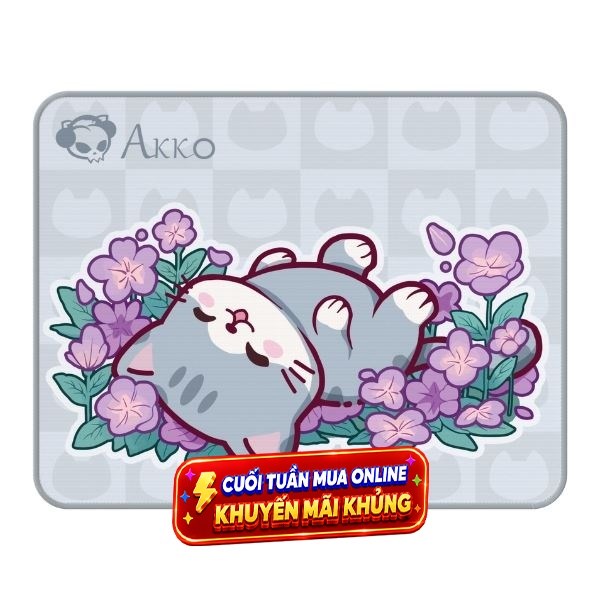 Miếng lót chuột Akko Cat Theme Mousepad Gary MIMO