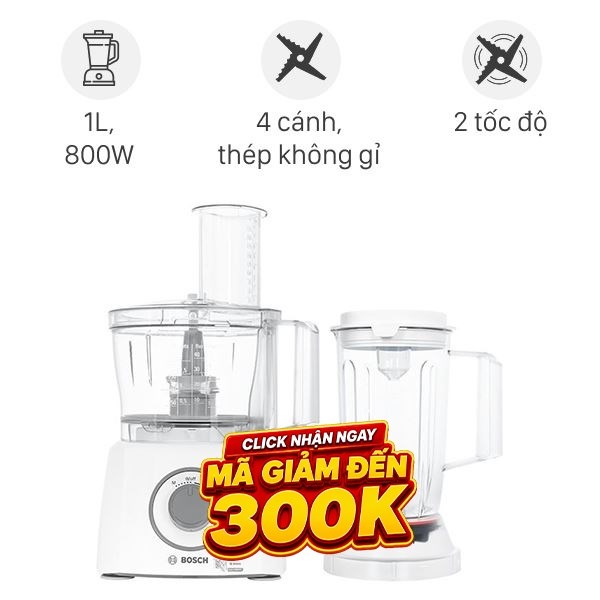 Máy xay đa năng Bosch MCM3200W