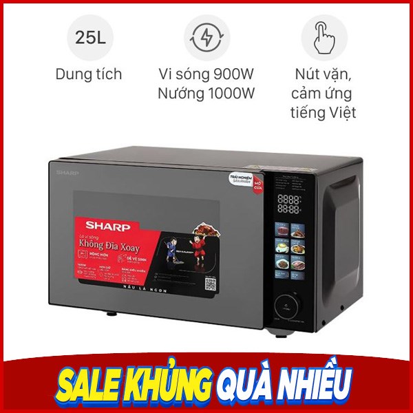 Lò vi sóng có nướng Sharp R-G2545FBC-BK