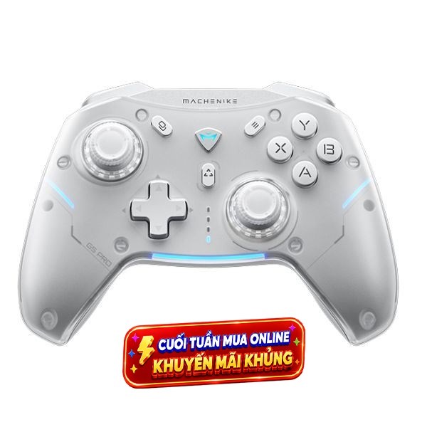 Tay cầm chơi game Machenike Trắng G5 Pro