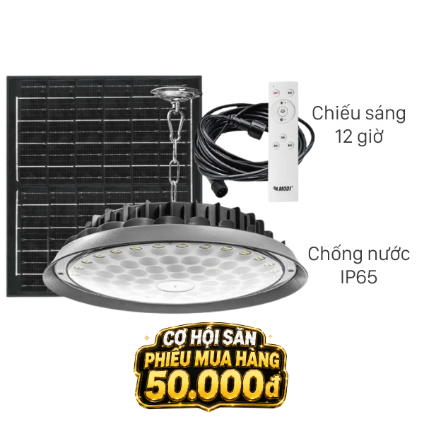 Đèn treo UFO năng lượng mặt trời Modi MD-UFO-88-400-D