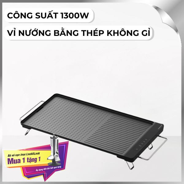 Bếp nướng điện Lock&Lock 1300W