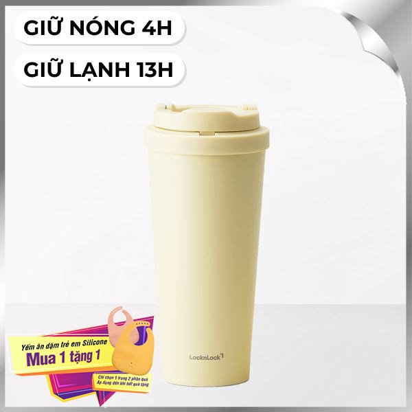 Ly giữ nhiệt Inox 550 ml Lock&Lock LHC3249YELS01