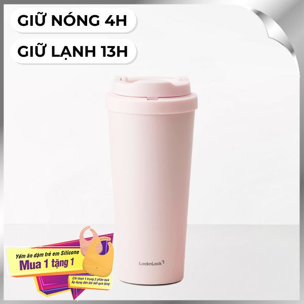 Ly giữ nhiệt Inox 550 ml Lock&Lock LHC3249LPIKS01
