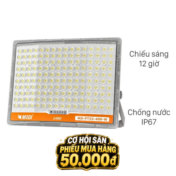 Đèn pha năng lượng mặt trời MODI MD-PT55-400-W