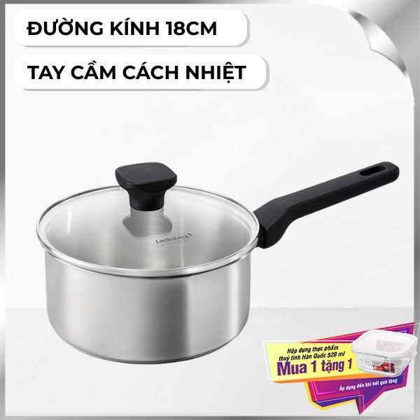 Quánh inox Lock&Lock CSS1823IH