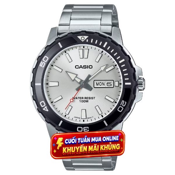 Đồng hồ Casio Timeless 45.6 mm Nam MTD-125D-7AVDF