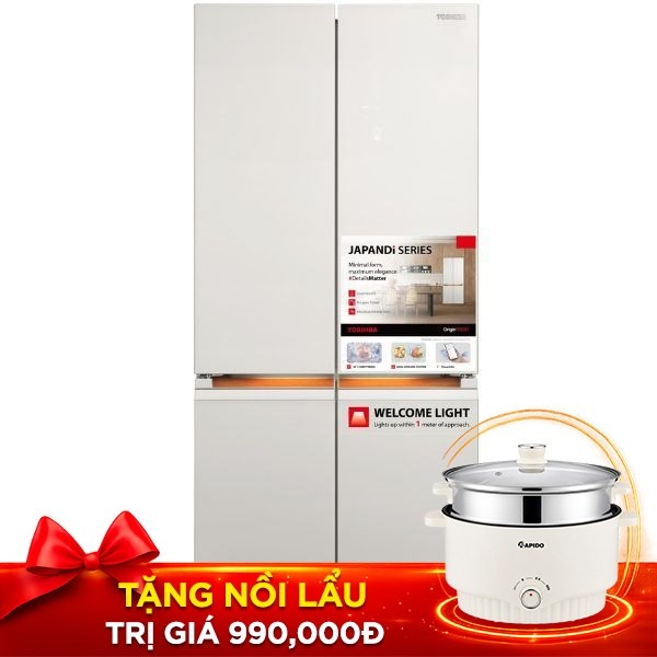 Toshiba Inverter 521 lít GR-RF681WI-PGV(D4)