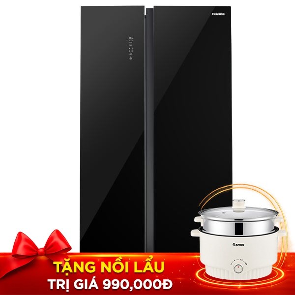 Hisense Inverter 544 lít RS708N4EBU