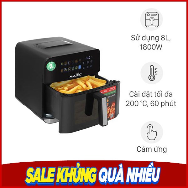 Nồi chiên không dầu Magic Eco 8 lít AC-162