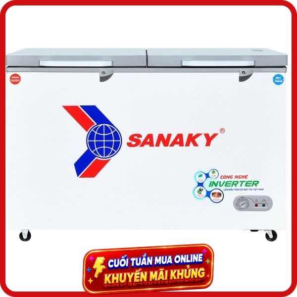 Tủ đông Sanaky Inverter 365 lít VH-5699W4K