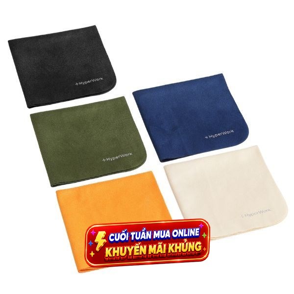 Bộ 5 khăn lau HyperWork Microfiber