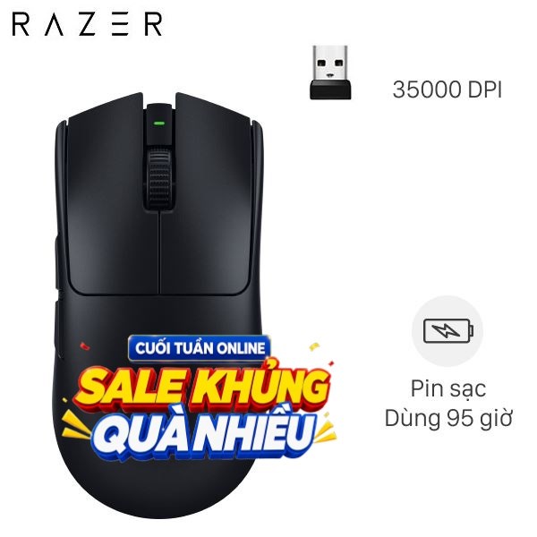 Chuột sạc Không dây Gaming Razer Viper V3 Pro SE