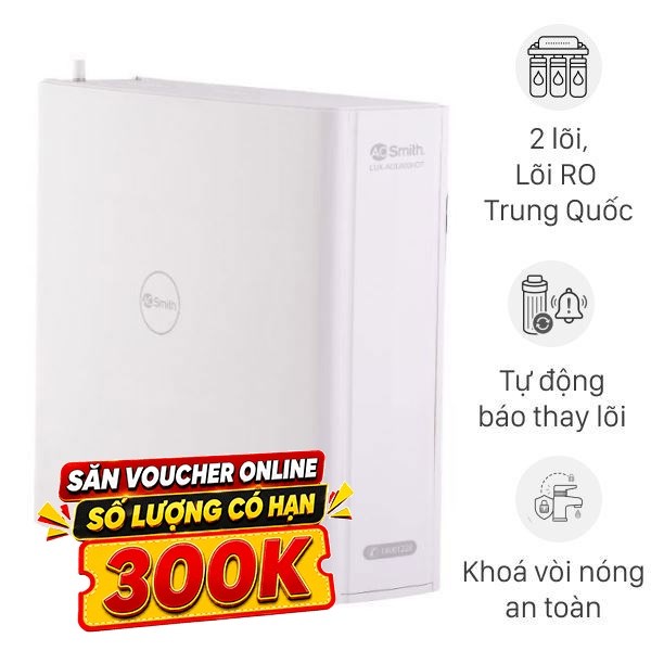 Máy lọc nước RO AOSmith LUX-AOU800HOT