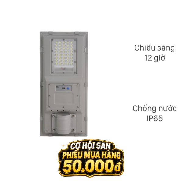 Đèn đường liền thể năng lượng mặt trời Modi MD-SLT52-300-W