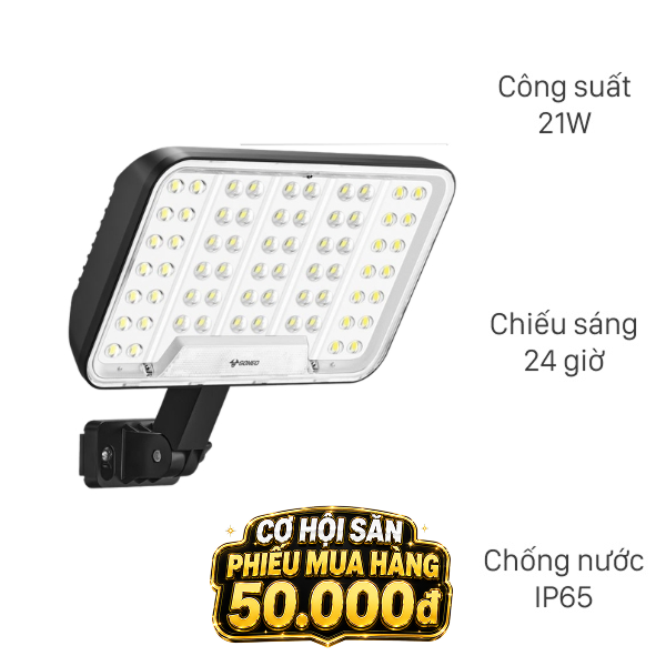 Đèn pha năng lượng mặt trời Goneo GN-C600B-AS