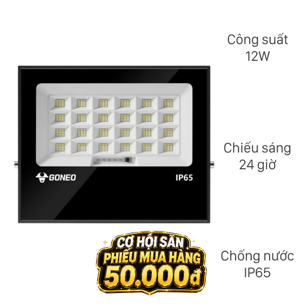 Đèn pha năng lượng mặt trời Goneo GN-C300B-AJ