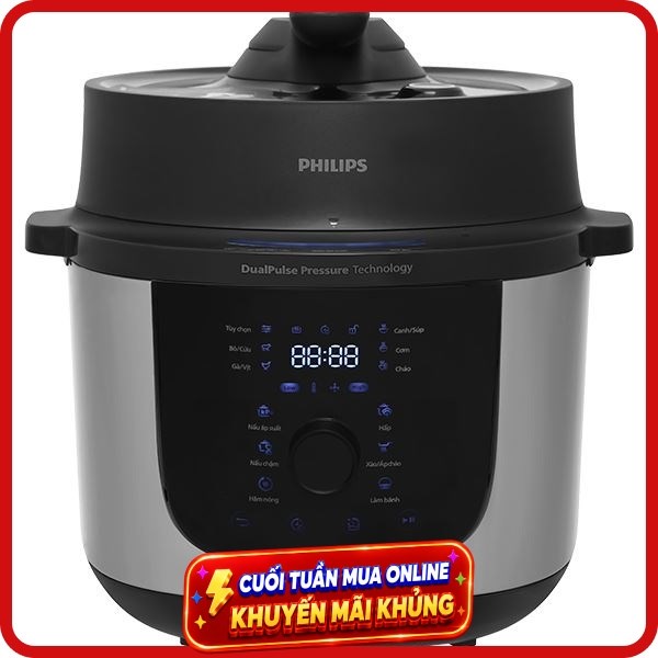 Nồi áp suất điện Philips 6 lít HD2616/70