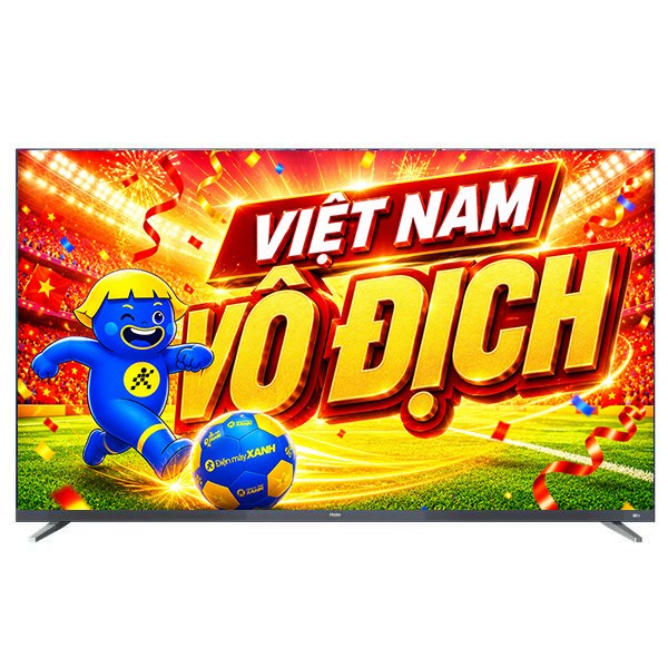 Google Tivi QD-Mini LED Haier AI 4K 100 inch H100M96GUX
