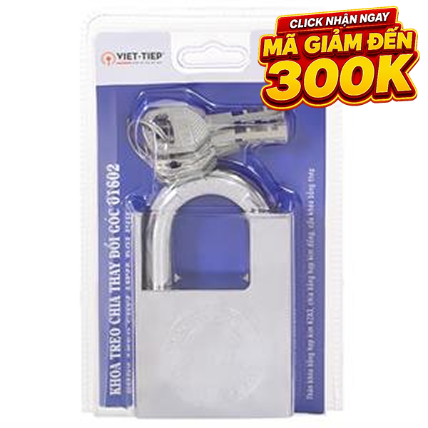 Ổ khóa chống cắt kẽm 60 mm Việt-Tiệp 01602