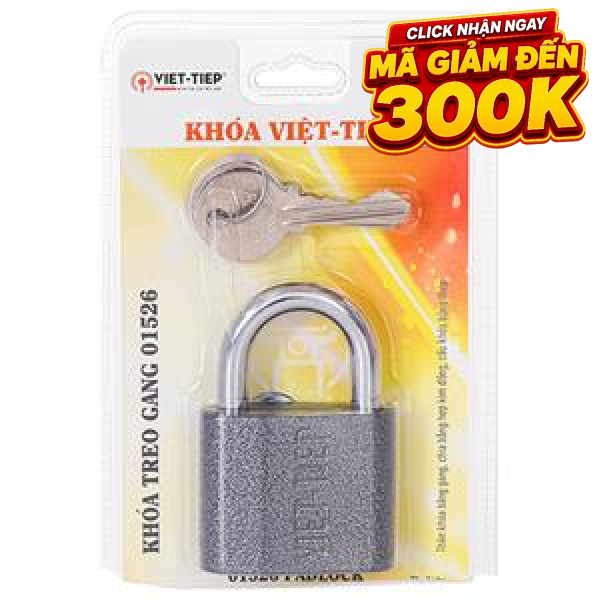 Ổ khóa gang 50 mm Việt-Tiệp 01526