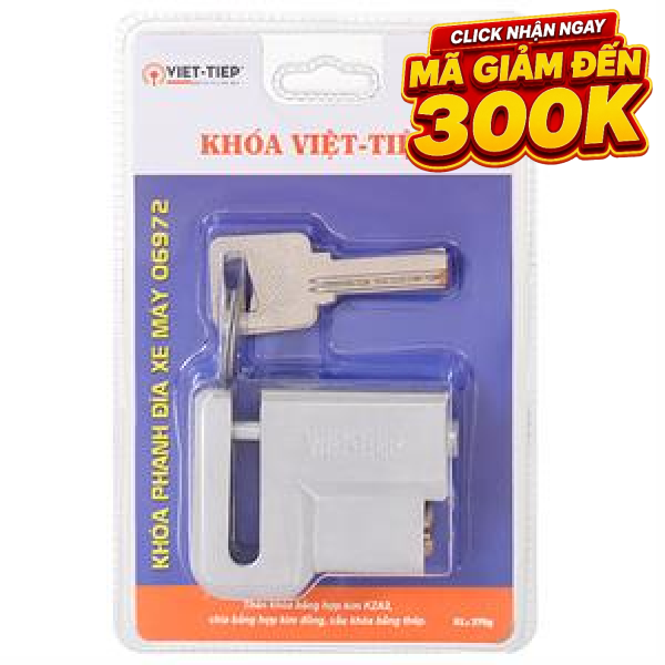 Ổ khóa phanh đĩa kẽm 50 mm Việt-Tiệp 06972